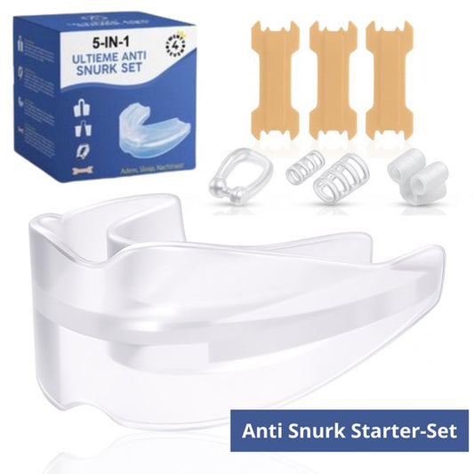 Twenty4seven® Stoppen met Snurken Starter Set - Anti Snurk - 5 in 1 Magnetische Neusclips - Neusspreider & Snurkbeugel - Neuspleister & Beugel - Neusstrips


