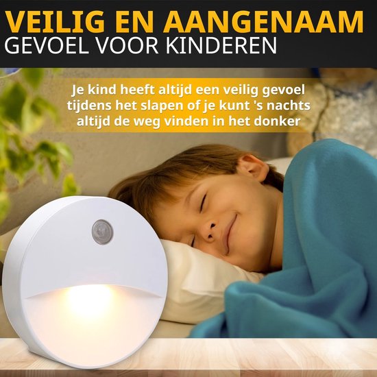 Twenty4seven® LED Nachtlampje 2 Stuks - Stopcontact - Kinderkamer & Slaapkamer - Nachtlampjes Voor Kinderen, Baby & Volwassenen