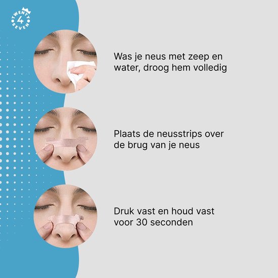 Twenty4seven® Anti Snurk Neus strips - 90 Stuks - Neuspleisters - Neusspreider - Nasal Strips - Helpt Tegen Snurken & Verbetert Nachtrust